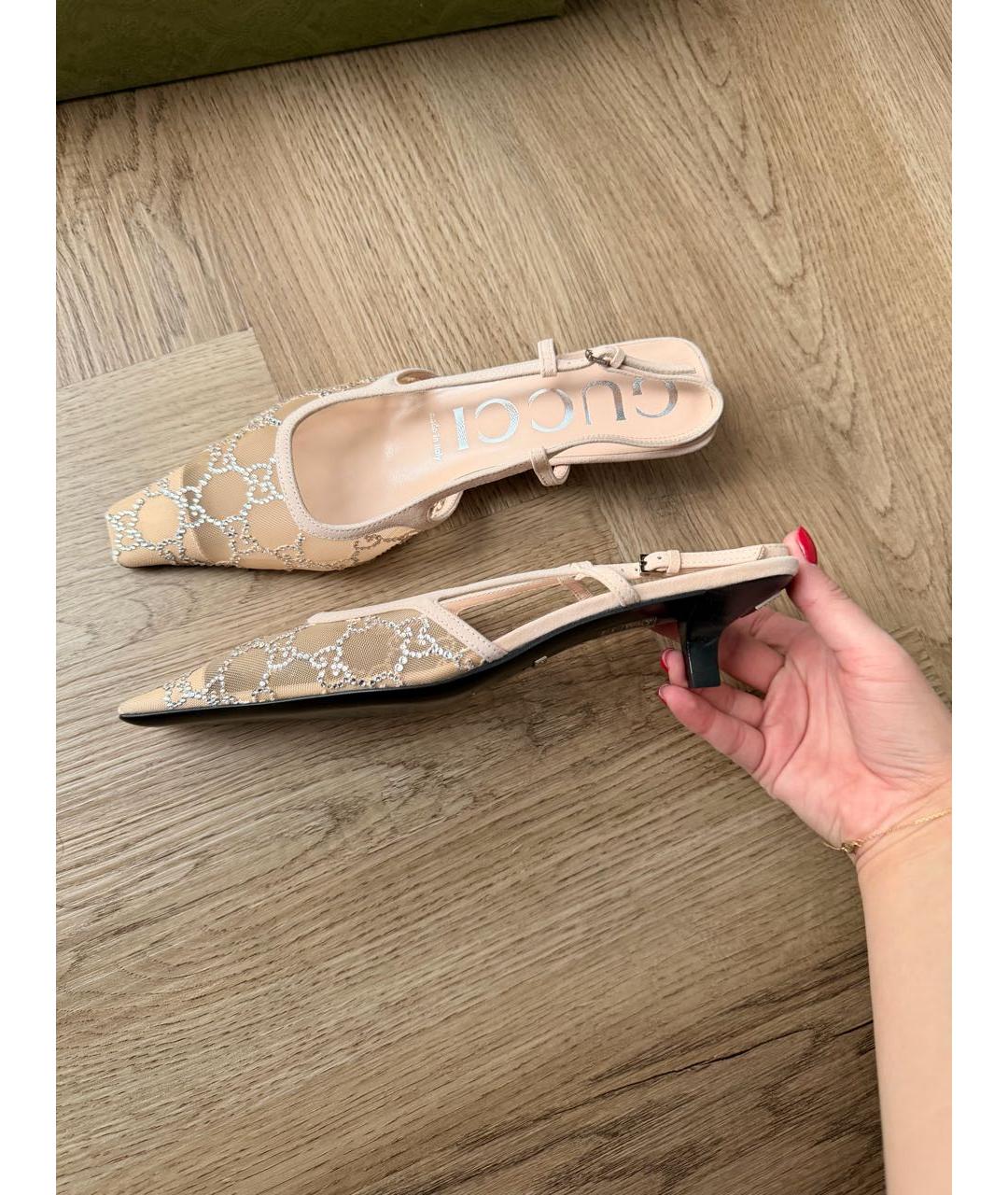 GUCCI Розовые мюли, фото 9