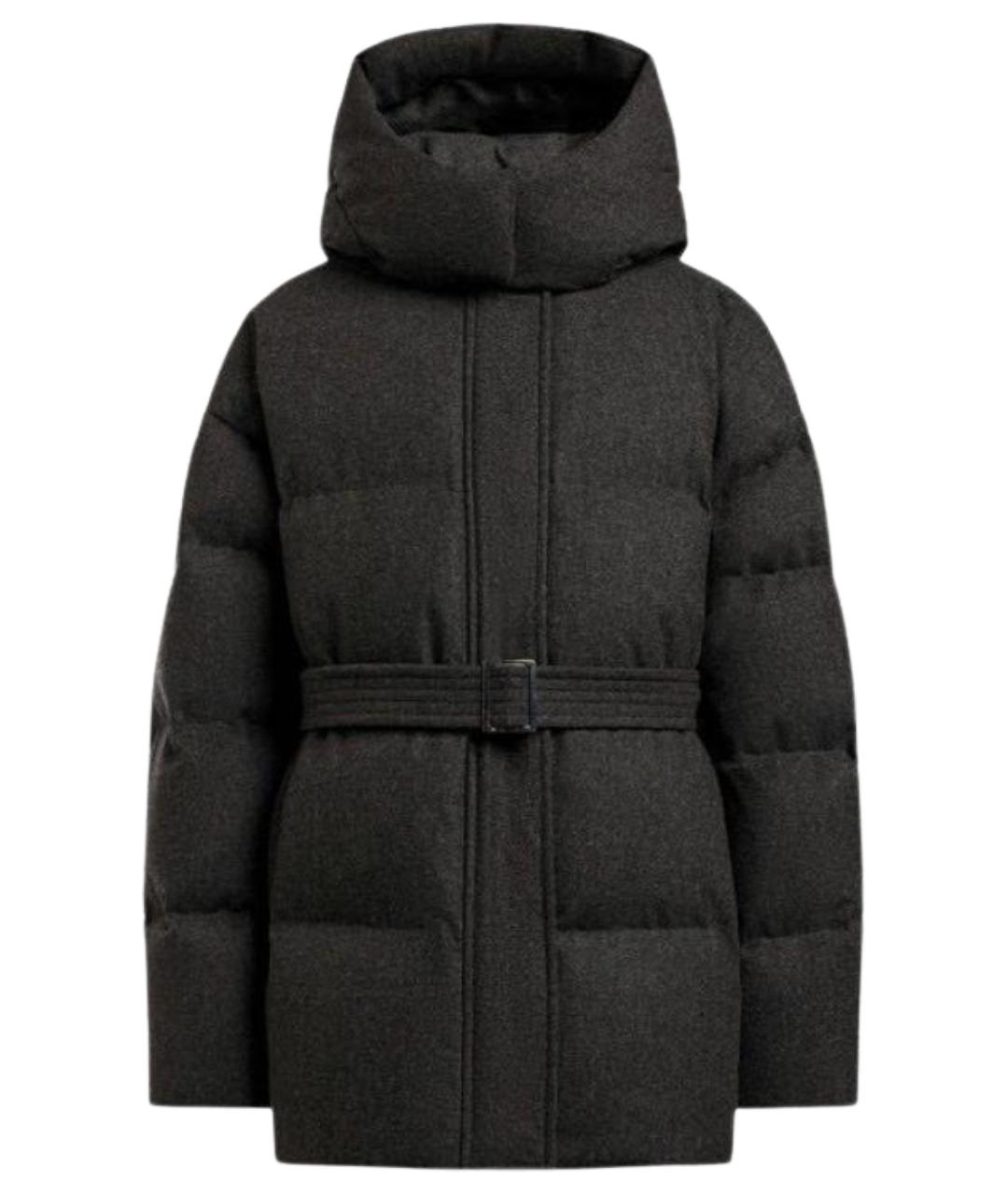 12 STOREEZ Антрацитовый шерстяной пуховик, фото 1