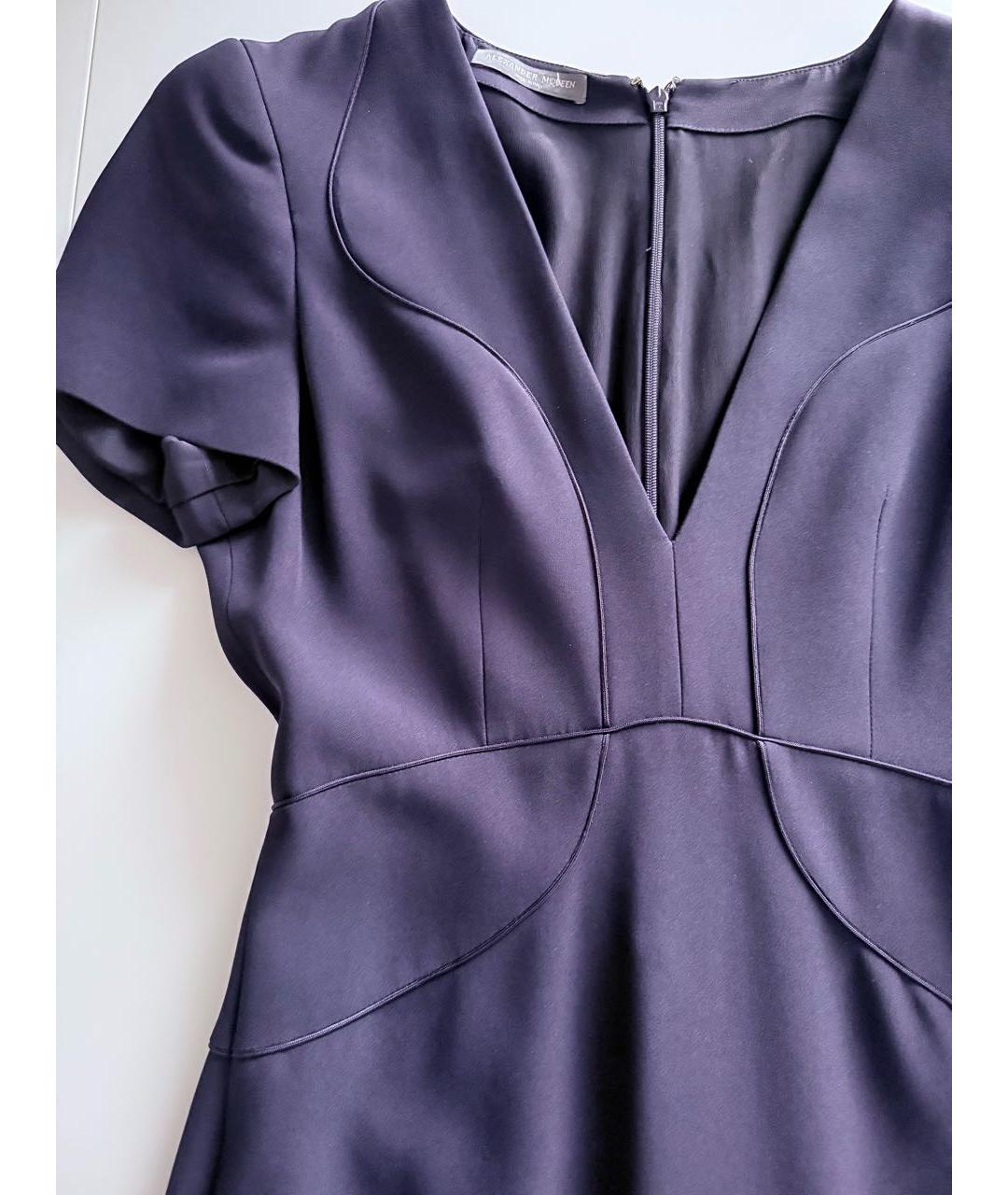 ALEXANDER MCQUEEN Темно-синее повседневное платье, фото 5