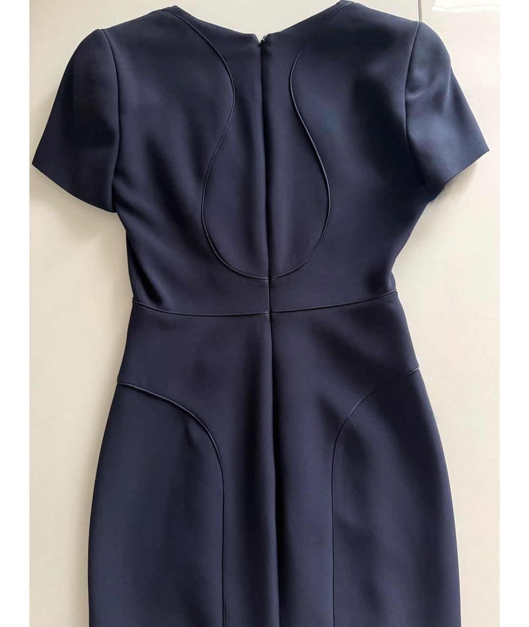 ALEXANDER MCQUEEN Темно-синее повседневное платье, фото 4
