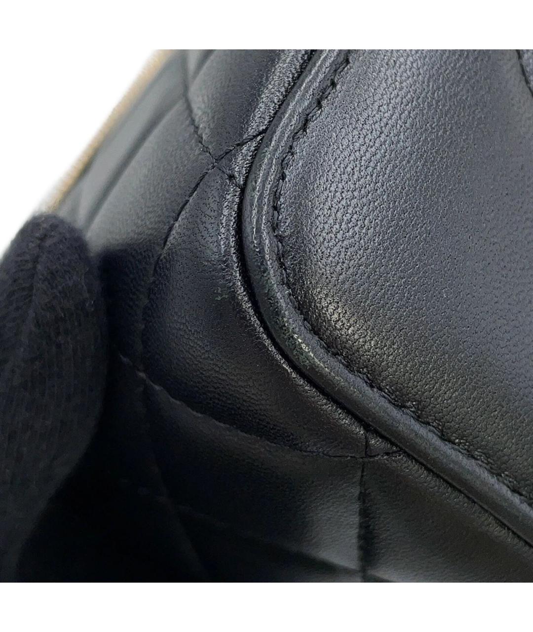 CHANEL Черная кожаная сумка через плечо, фото 6