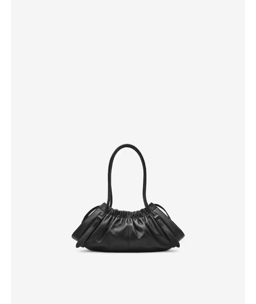 MARC JACOBS Черная кожаная сумка через плечо, фото 2