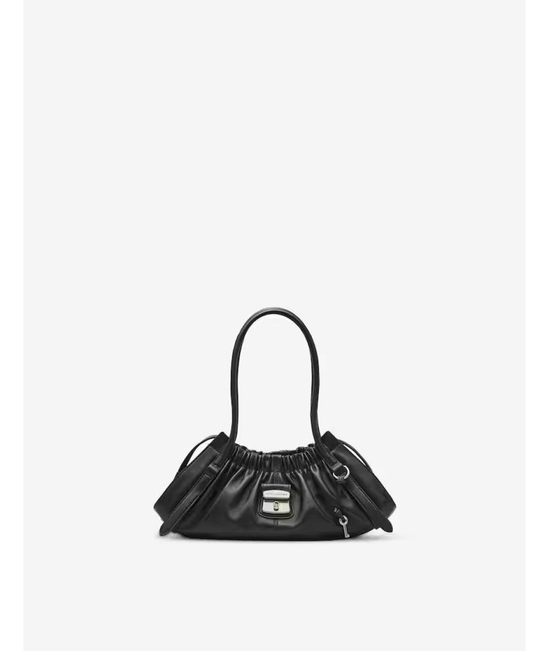 MARC JACOBS Черная кожаная сумка через плечо, фото 6