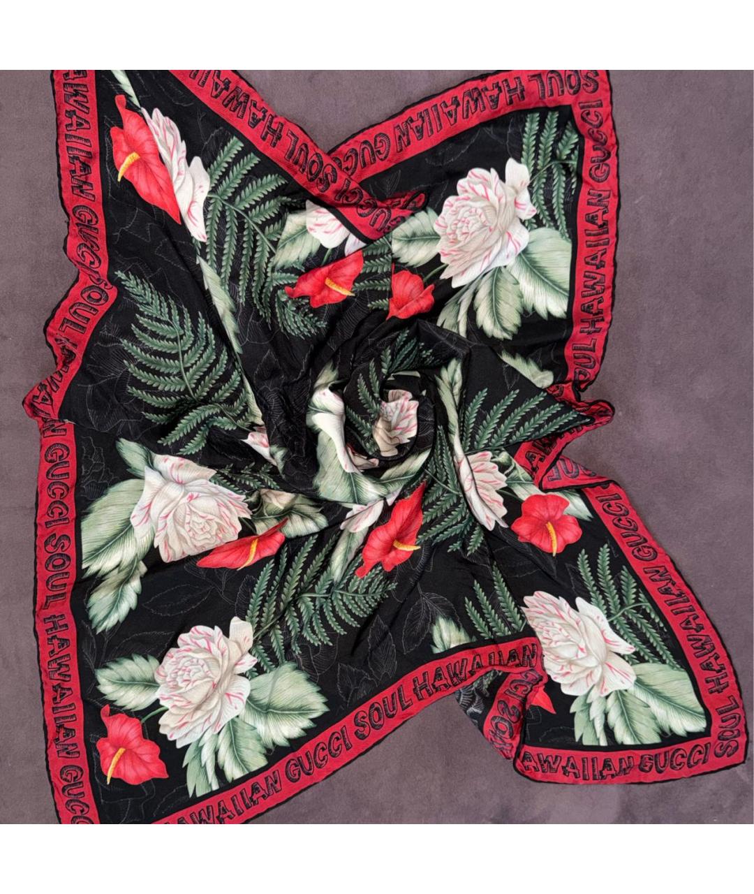 GUCCI Мульти шелковый платок, фото 3