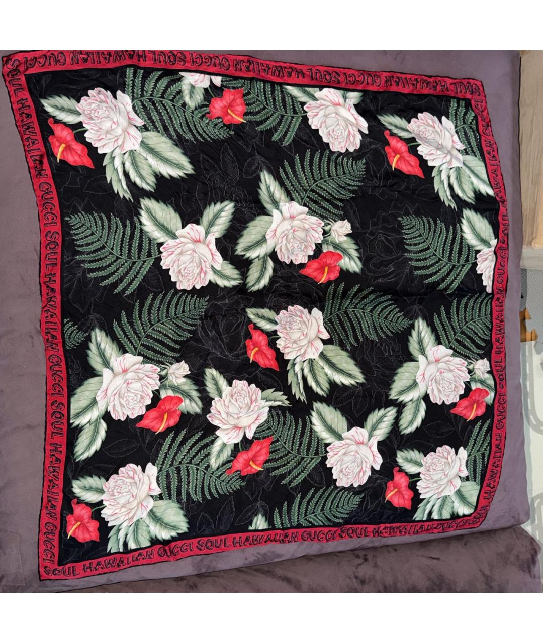 GUCCI Мульти шелковый платок, фото 4