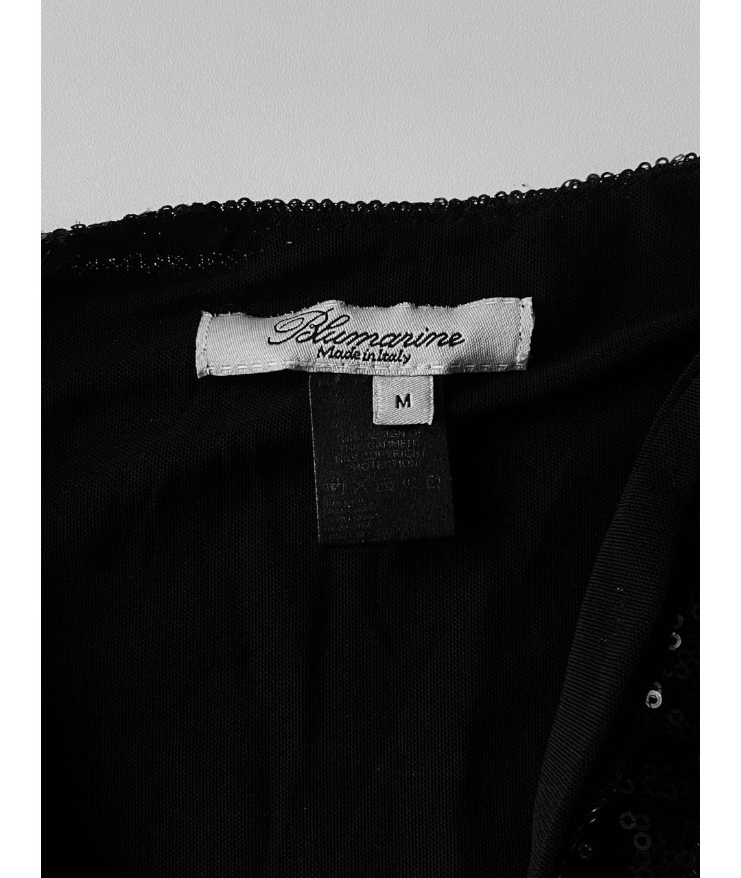 BLUMARINE Черное коктейльное платье, фото 3