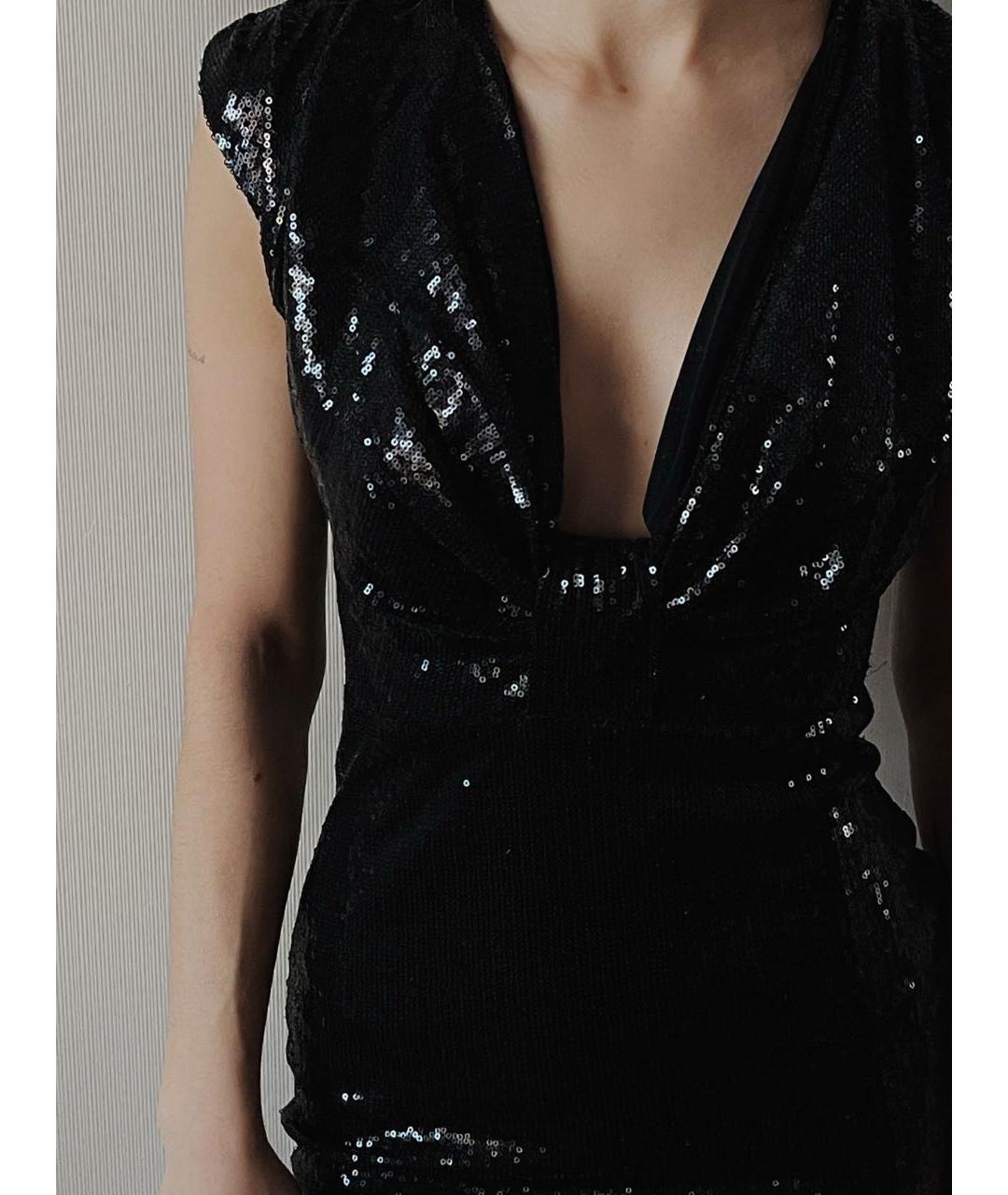 BLUMARINE Черное коктейльное платье, фото 4