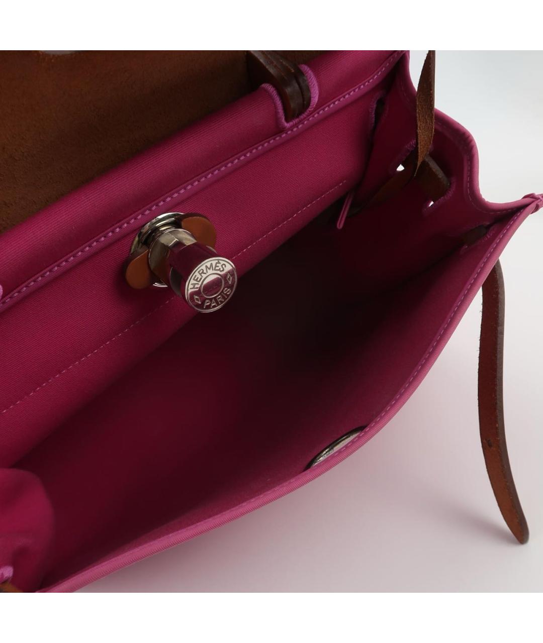 HERMES Мульти кожаная сумка с короткими ручками, фото 7