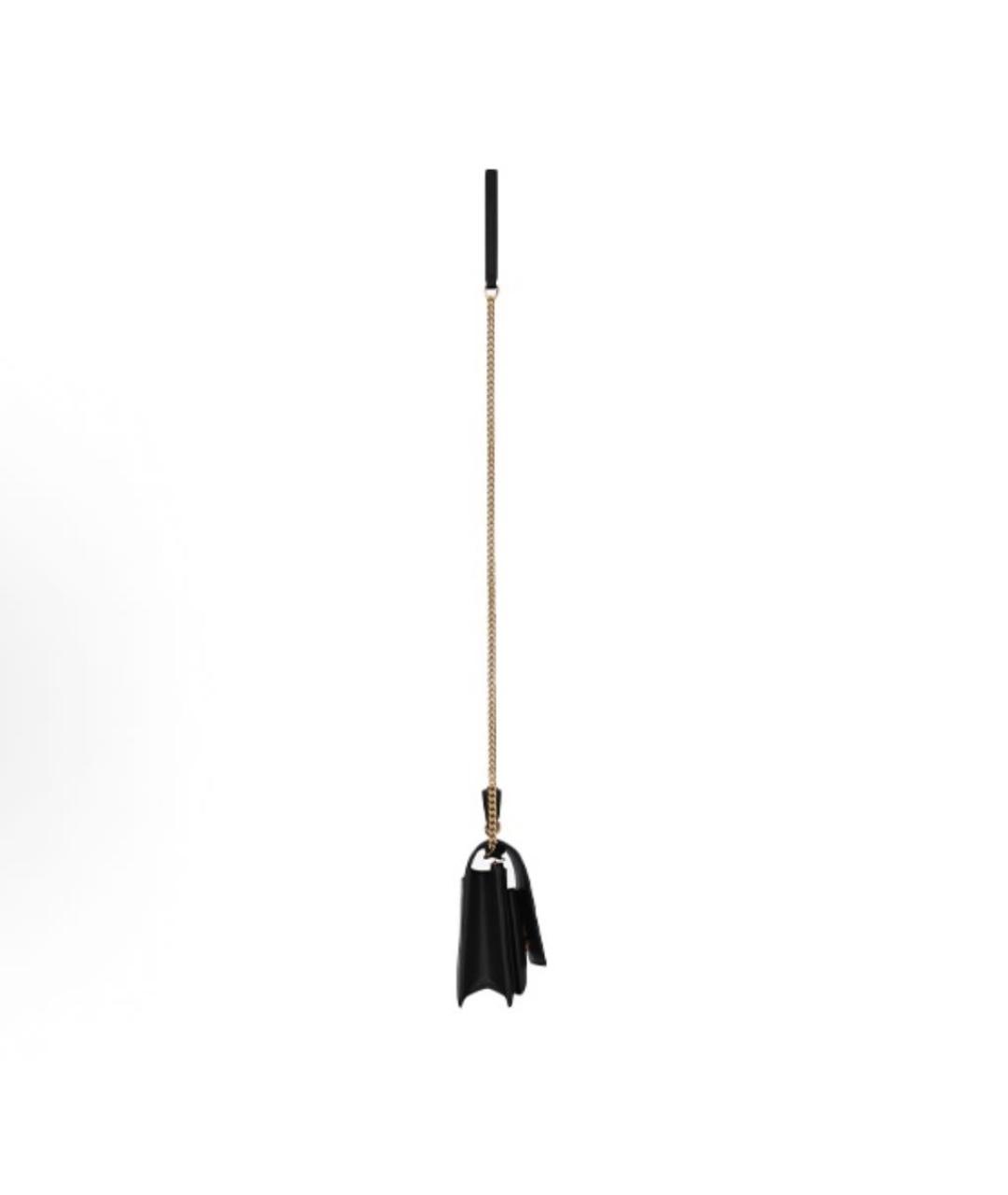 SAINT LAURENT Черная кожаная сумка через плечо, фото 2