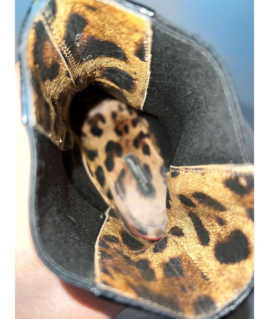 DOLCE&GABBANA Черные ботильоны, фото 6