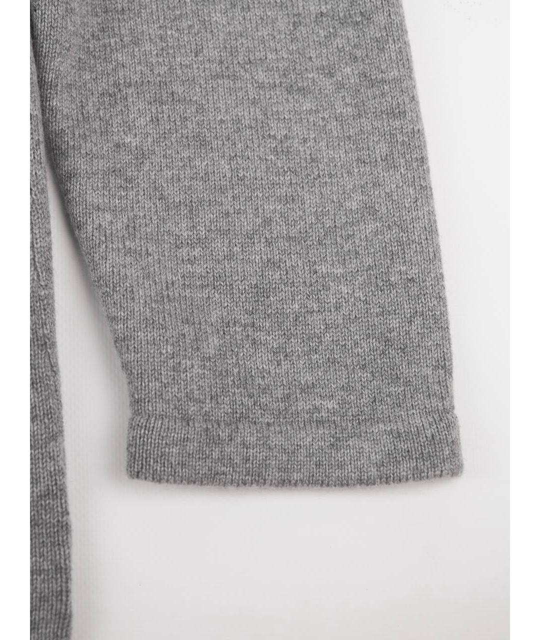 BRUNELLO CUCINELLI Серый кашемировый пиджак, фото 8