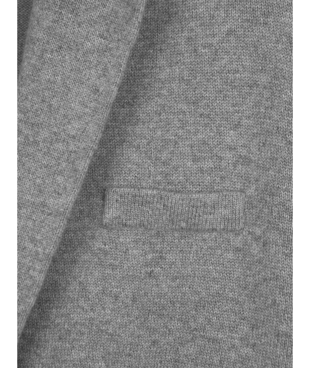 BRUNELLO CUCINELLI Серый кашемировый пиджак, фото 7