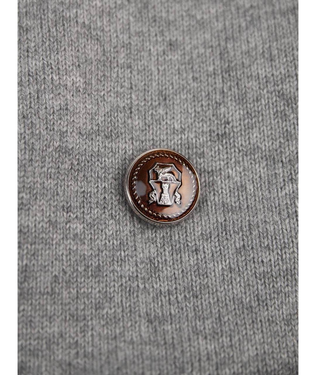 BRUNELLO CUCINELLI Серый кашемировый пиджак, фото 4