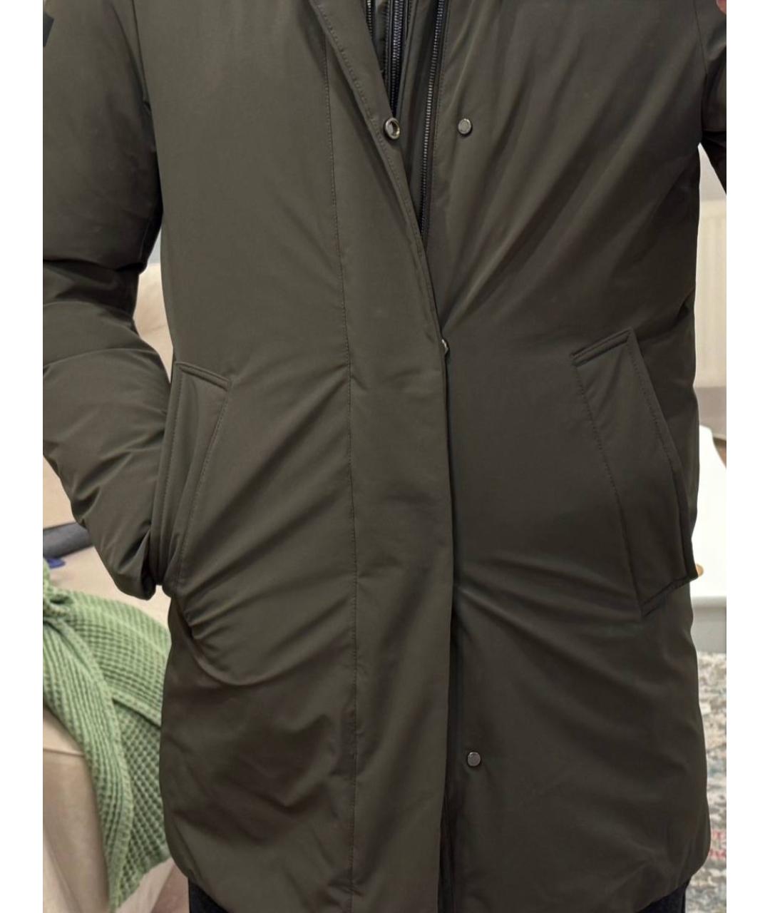 HETREGO Коричневый полиамидовый пуховик, фото 4