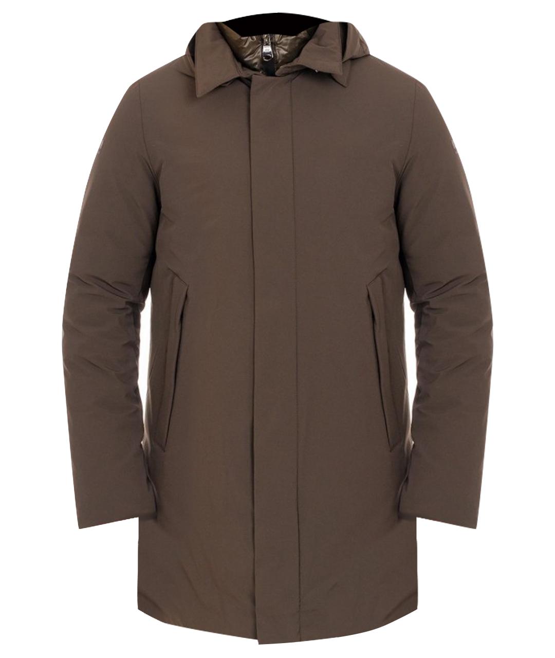 HETREGO Коричневый полиамидовый пуховик, фото 1