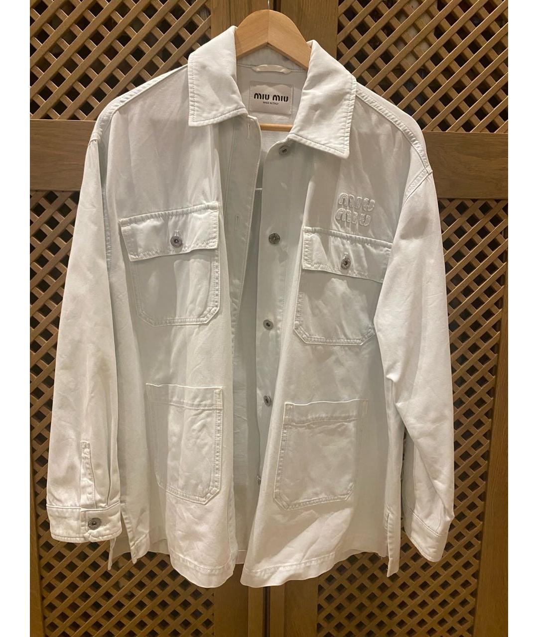 MIU MIU Белая куртка, фото 3