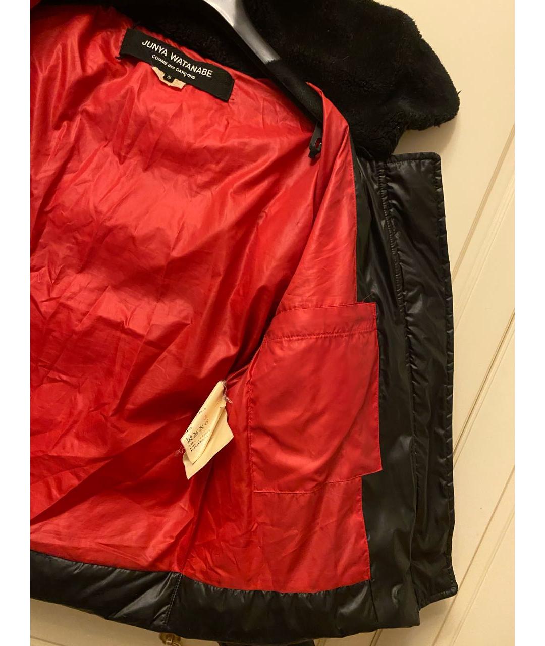 JUNYA WATANABE COMME DES GARÇONS Черный полиэстеровый пуховик, фото 5