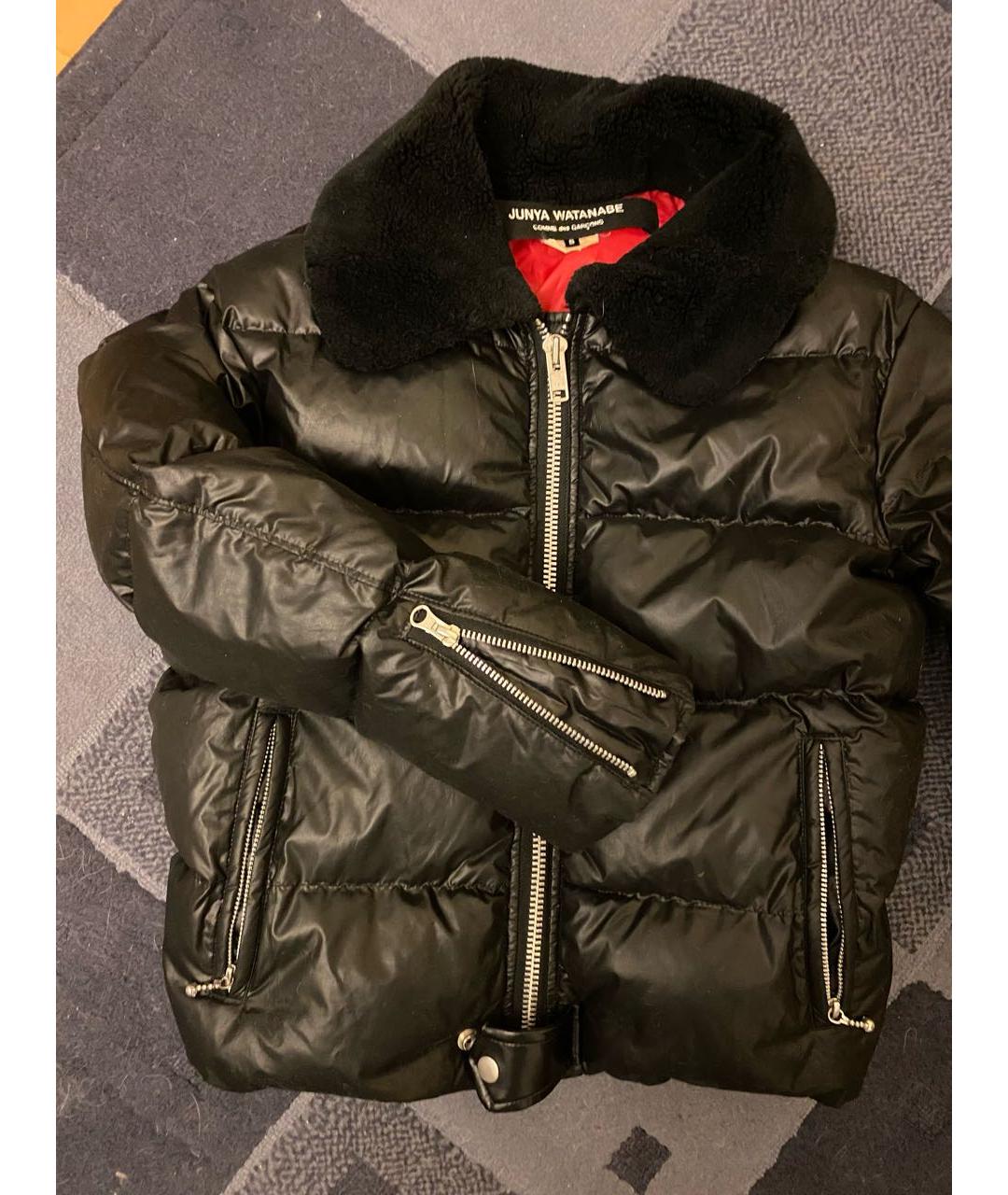 JUNYA WATANABE COMME DES GARÇONS Черный полиэстеровый пуховик, фото 8