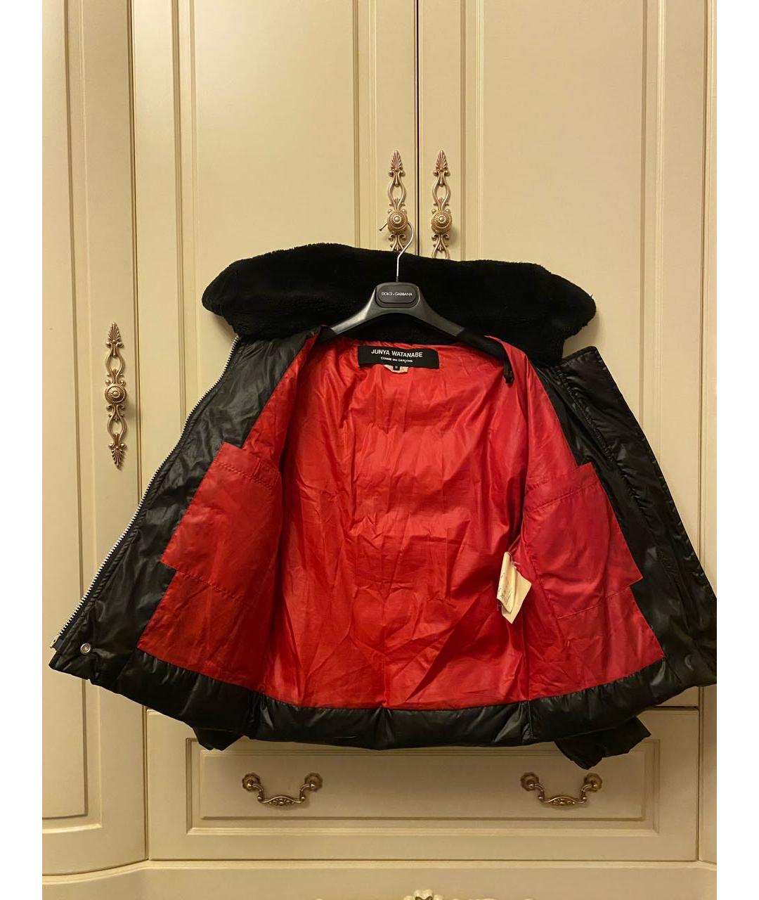 JUNYA WATANABE COMME DES GARÇONS Черный полиэстеровый пуховик, фото 4