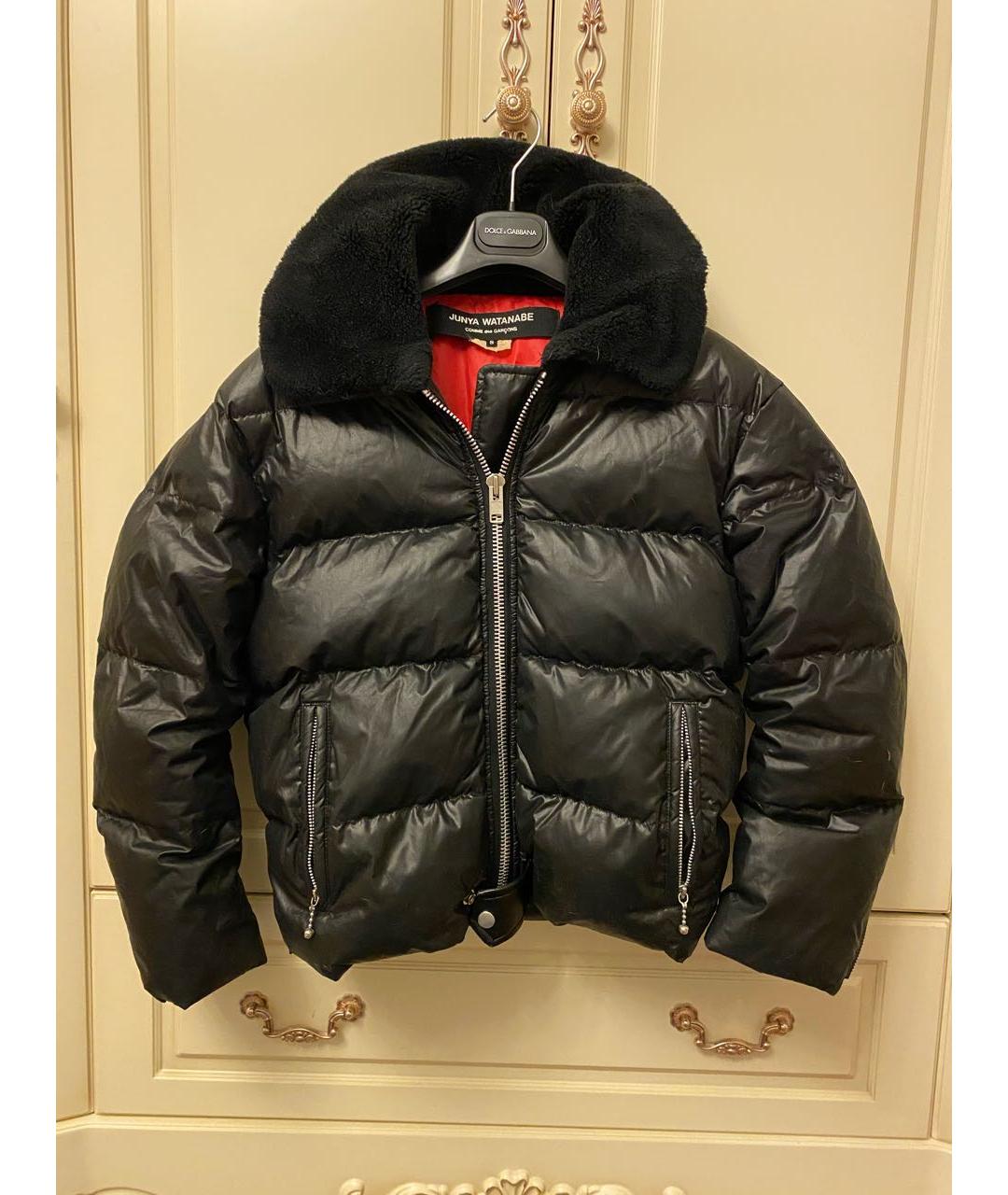 JUNYA WATANABE COMME DES GARÇONS Черный полиэстеровый пуховик, фото 9