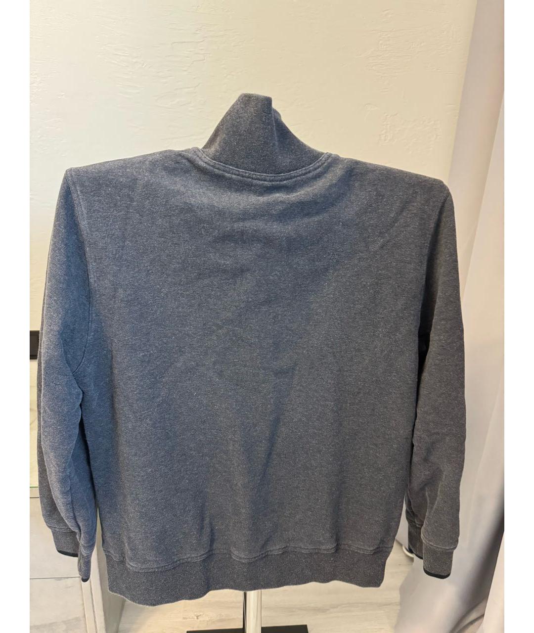 BRIONI Серый хлопковый кардиган, фото 2