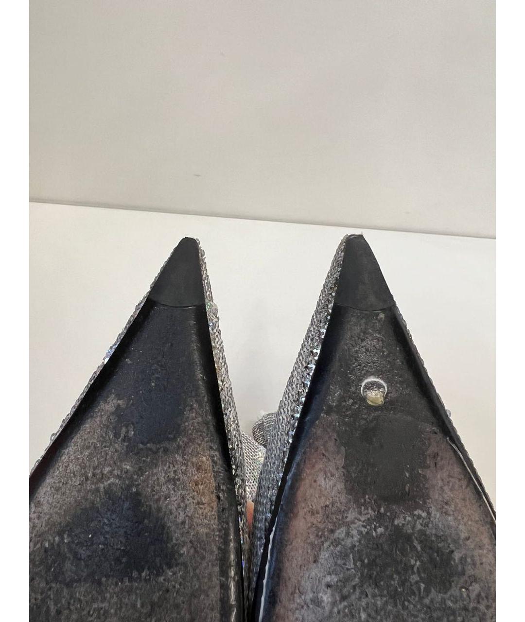 BALENCIAGA Серебряные ботильоны, фото 8