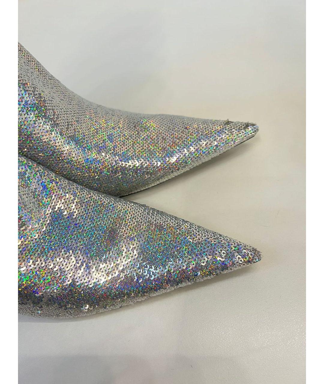 BALENCIAGA Серебряные ботильоны, фото 5