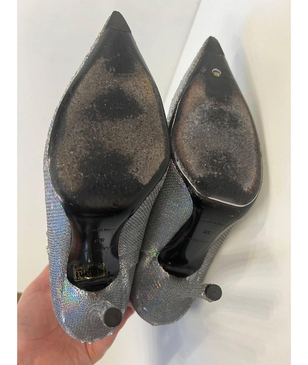 BALENCIAGA Серебряные ботильоны, фото 6