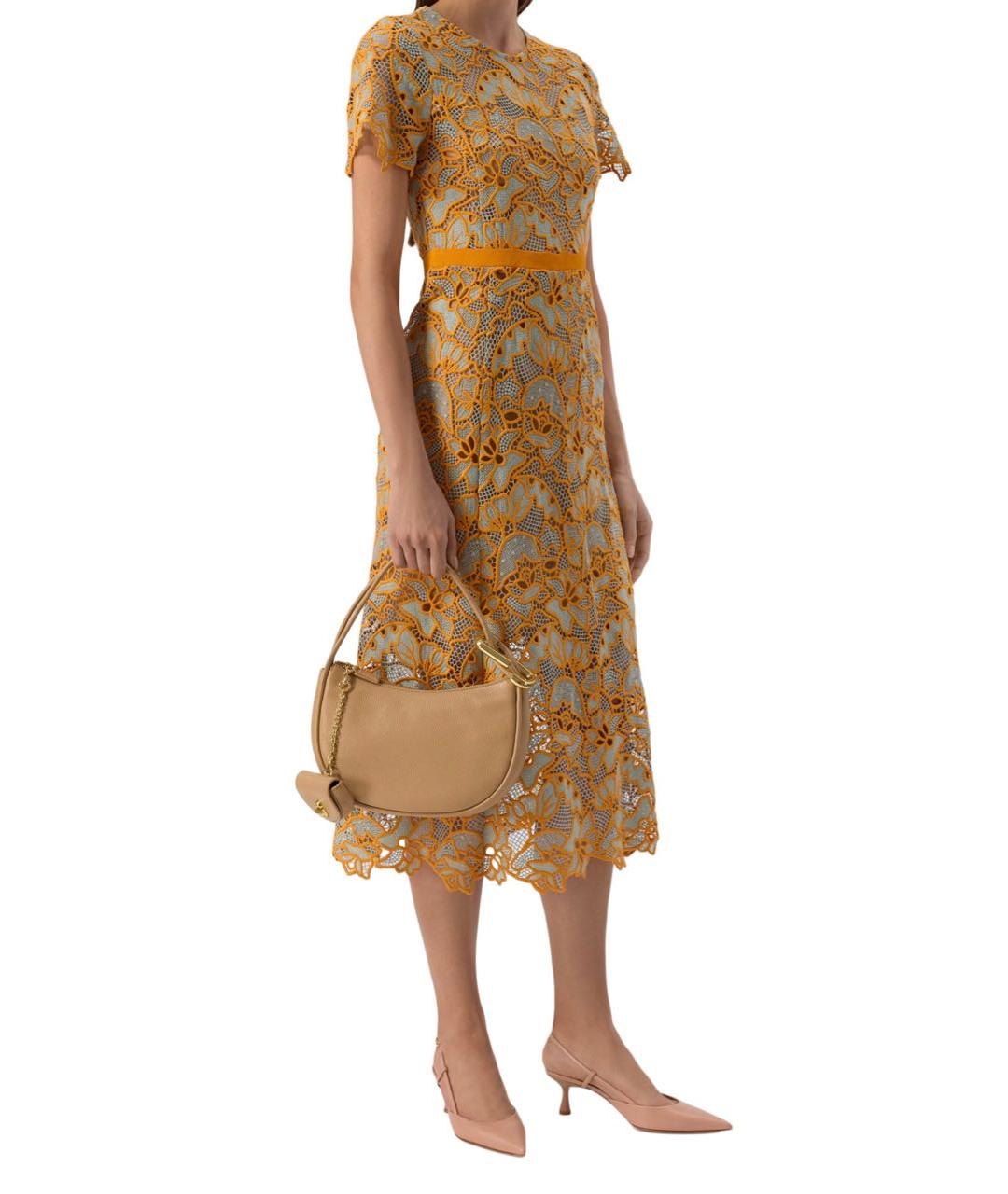 MARC JACOBS Бежевая кожаная сумка через плечо, фото 5