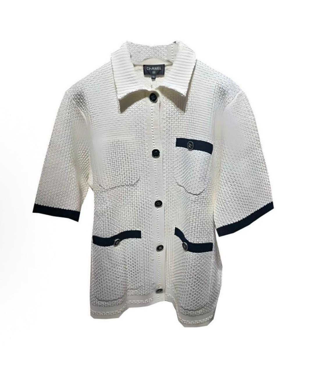 CHANEL Белый жакет/пиджак, фото 1