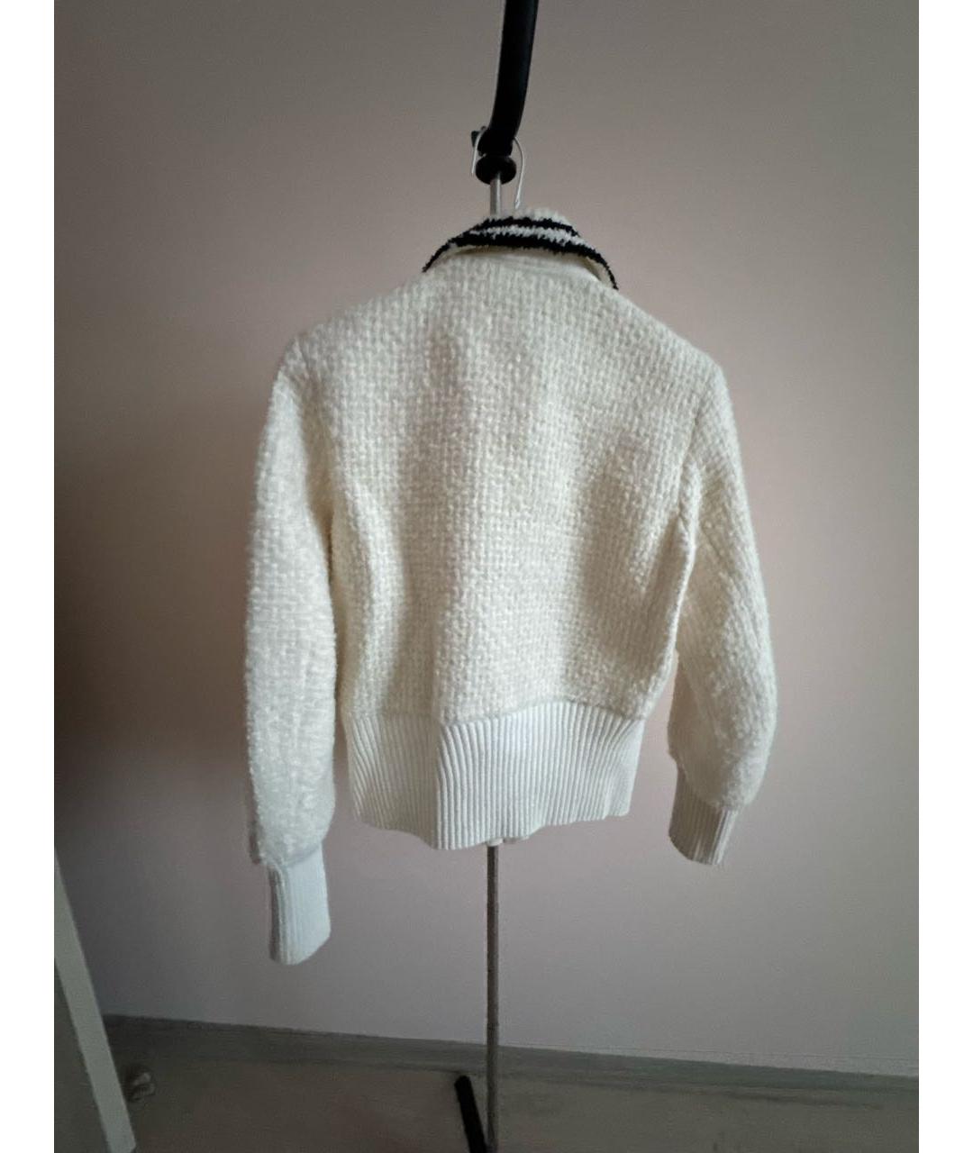 MAJE Белый шерстяной жакет/пиджак, фото 2