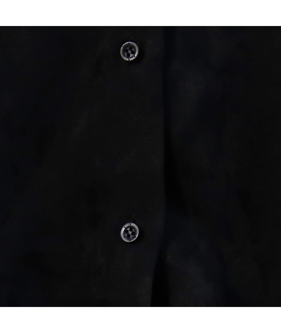 MSGM Черная ацетатная рубашка, фото 5