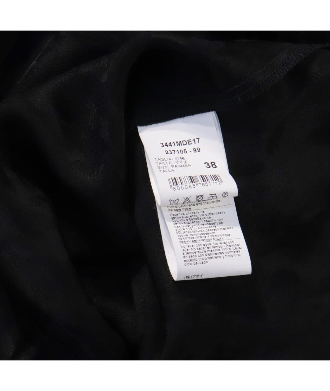 MSGM Черная ацетатная рубашка, фото 7