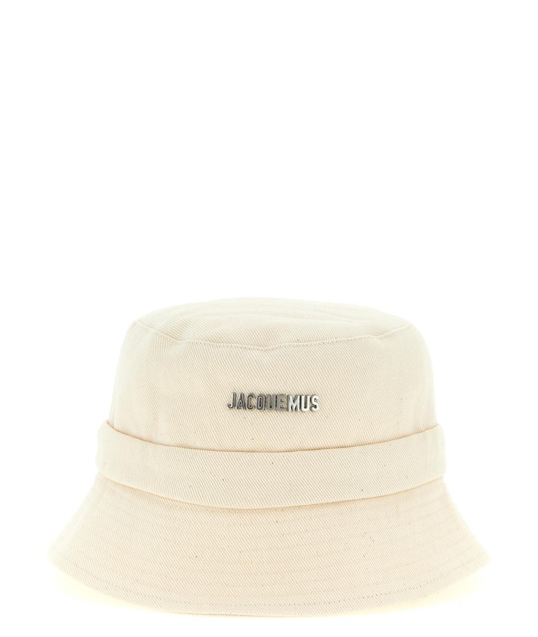 JACQUEMUS Бежевая хлопковая шляпа, фото 1