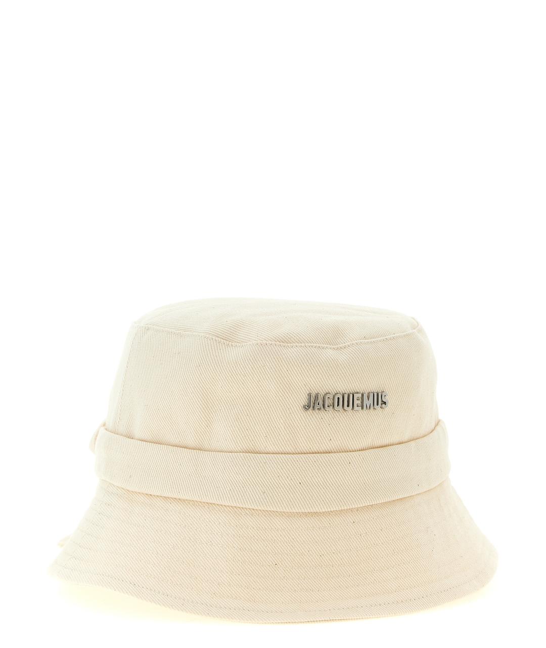 JACQUEMUS Бежевая хлопковая шляпа, фото 2