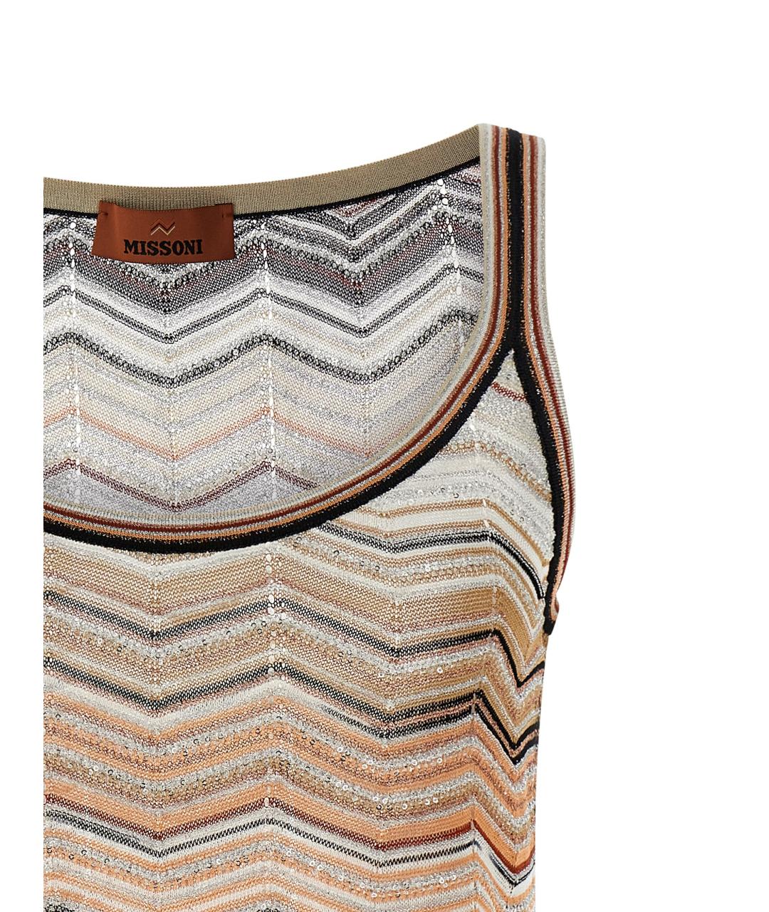 MISSONI Мульти вискозная майка, фото 3