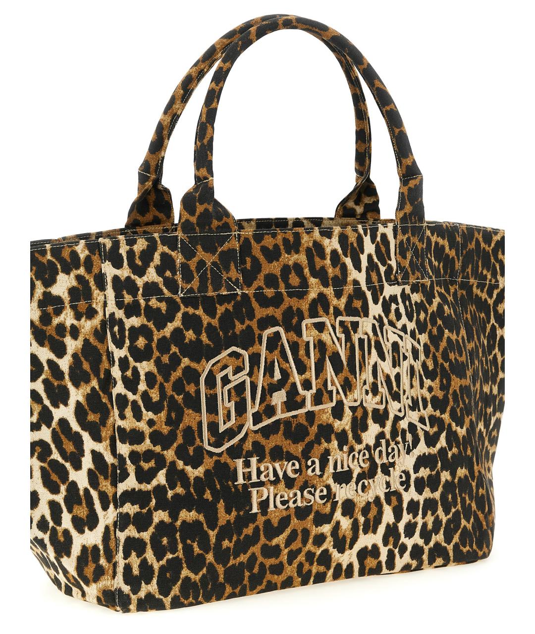 GANNI Мульти тканевая сумка тоут, фото 3