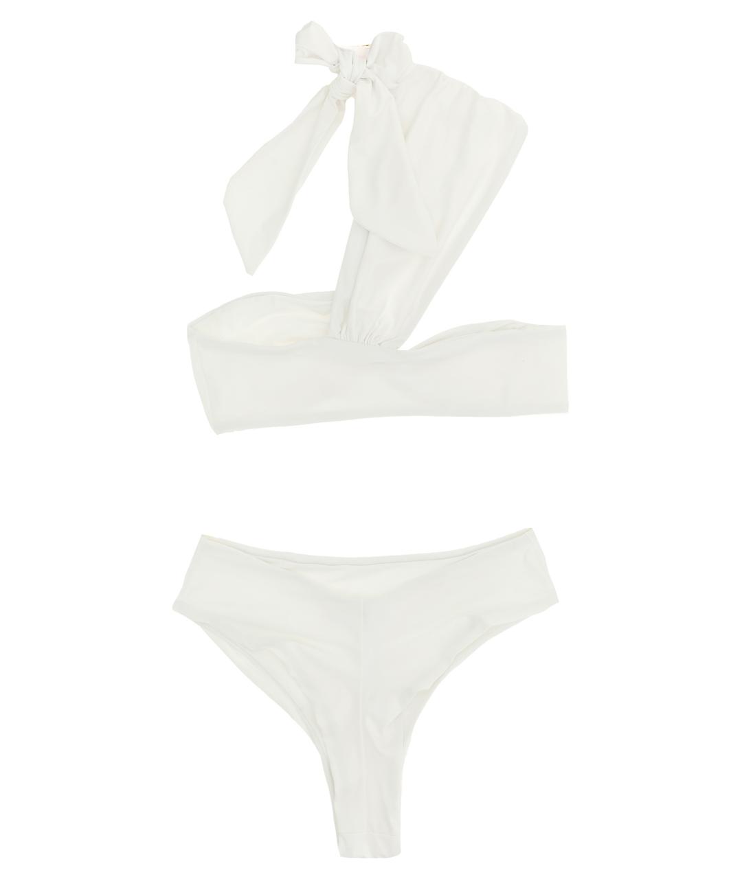 ELISABETTA FRANCHI Белый полиамидовый купальник, фото 2