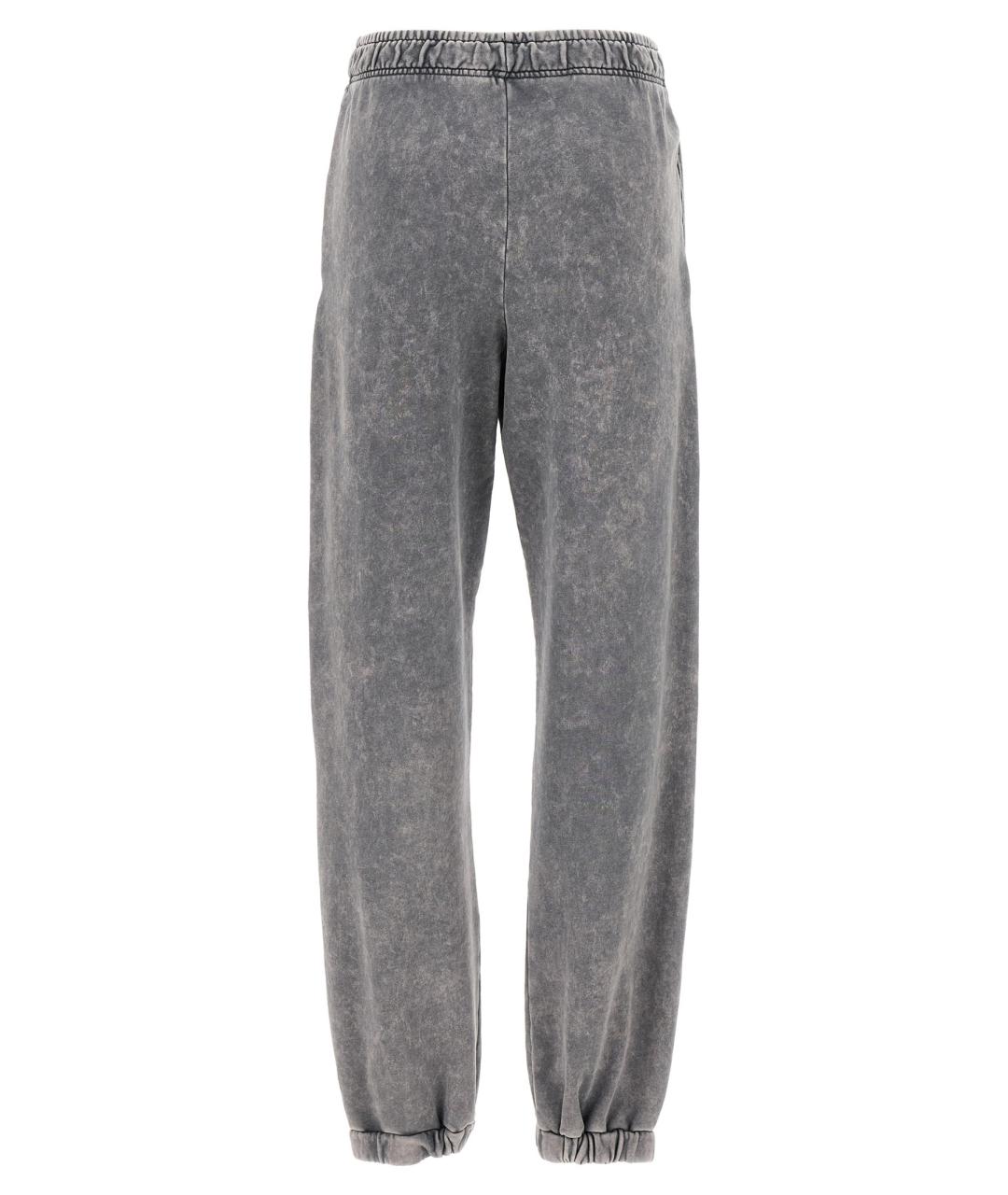 PINKO Серые хлопковые прямые брюки, фото 2