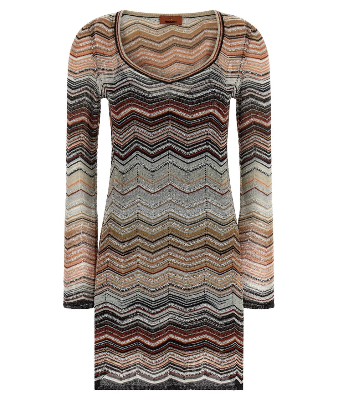 MISSONI Мульти вискозное повседневное платье, фото 1