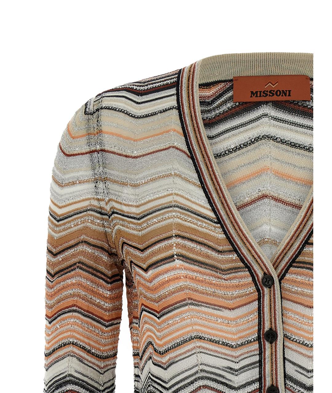 MISSONI Мульти вискозный кардиган, фото 3