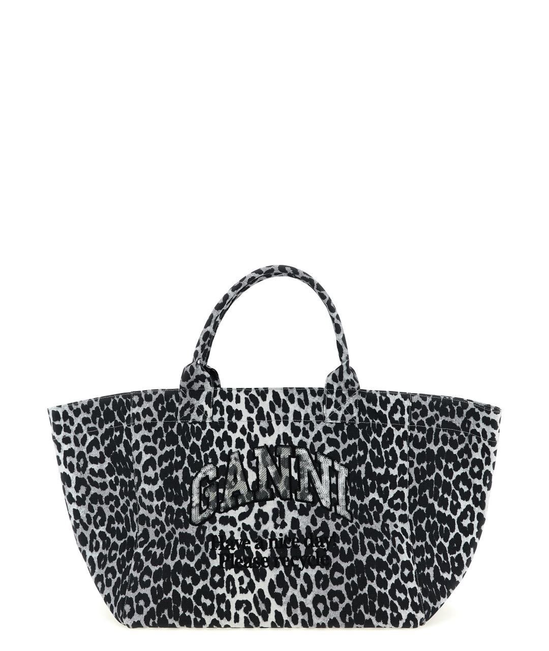 GANNI Мульти тканевая сумка тоут, фото 1