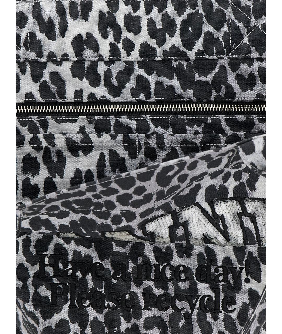 GANNI Мульти тканевая сумка тоут, фото 4