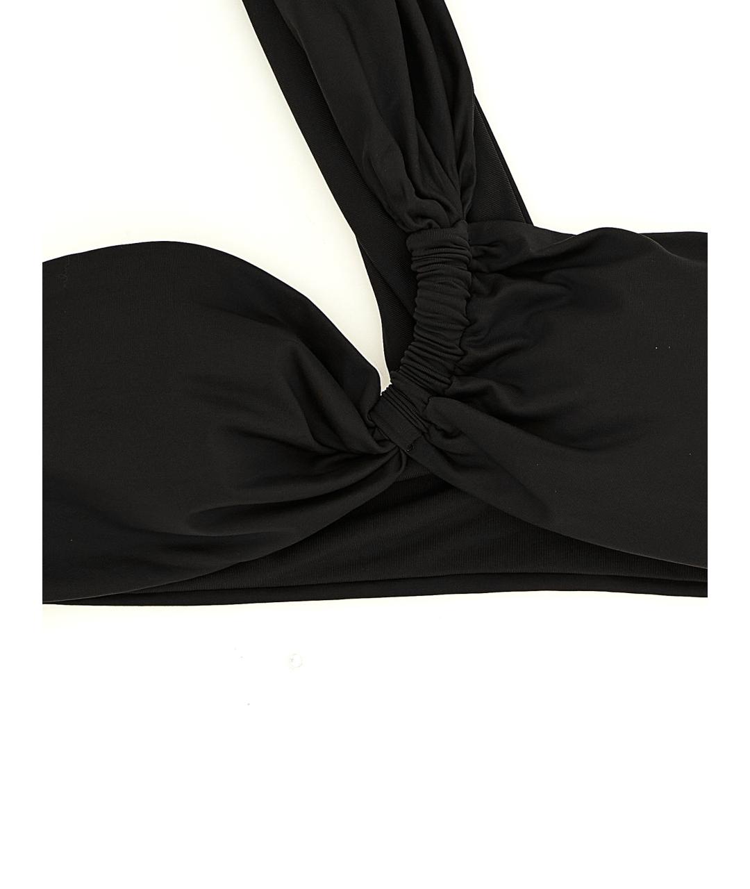 ELISABETTA FRANCHI Черный полиамидовый купальник, фото 3