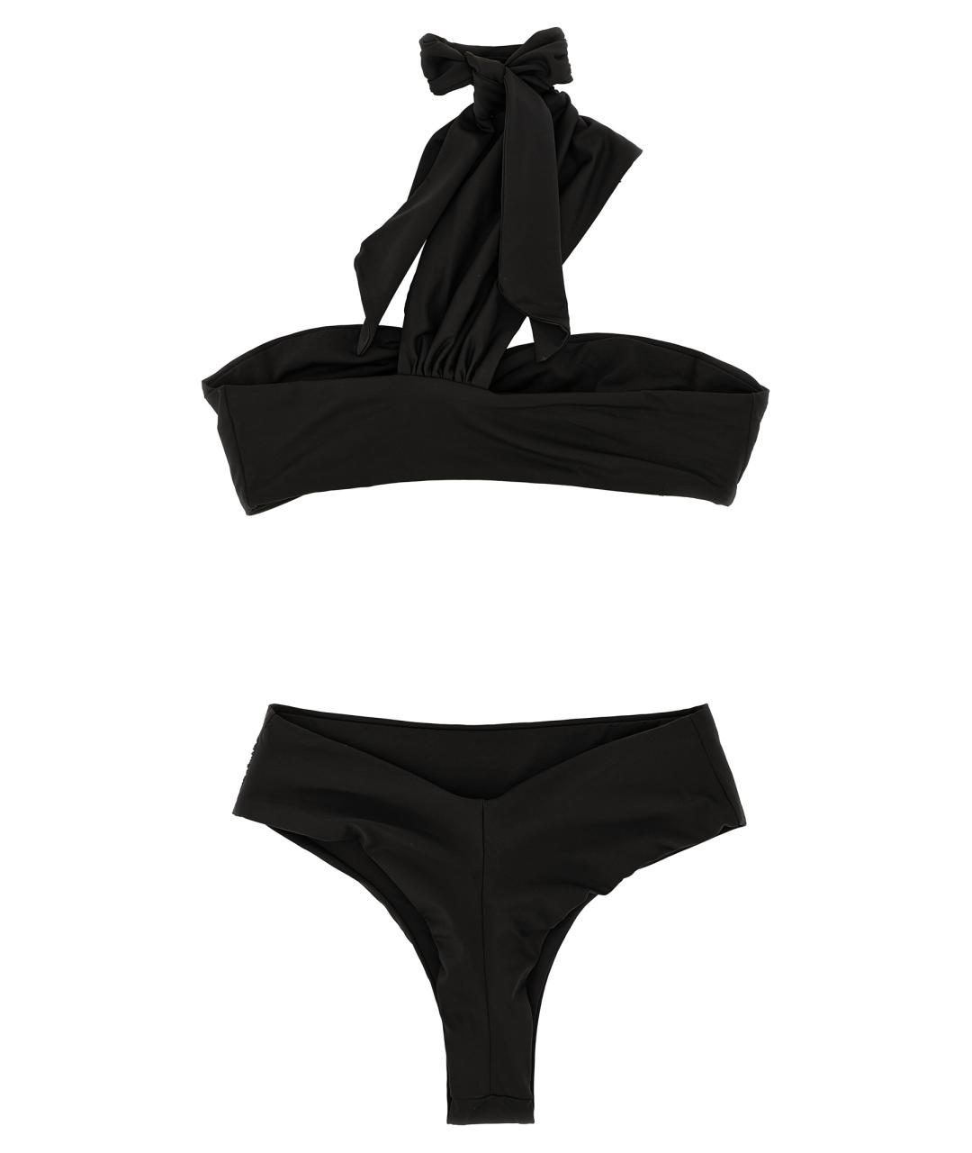 ELISABETTA FRANCHI Черный полиамидовый купальник, фото 2