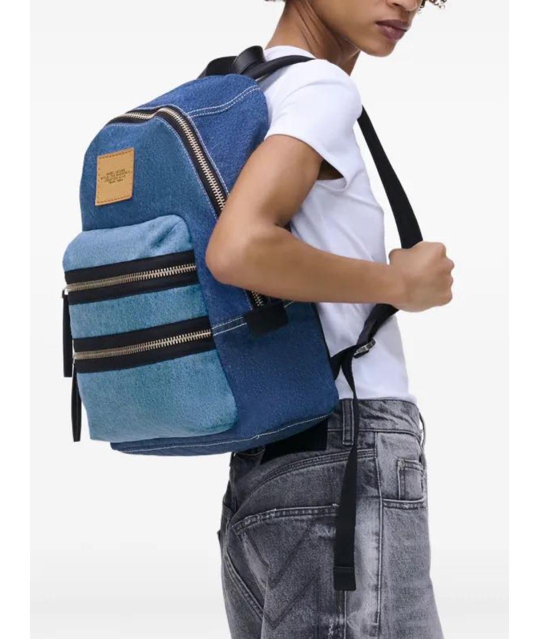 MARC JACOBS Синий деним рюкзак, фото 2