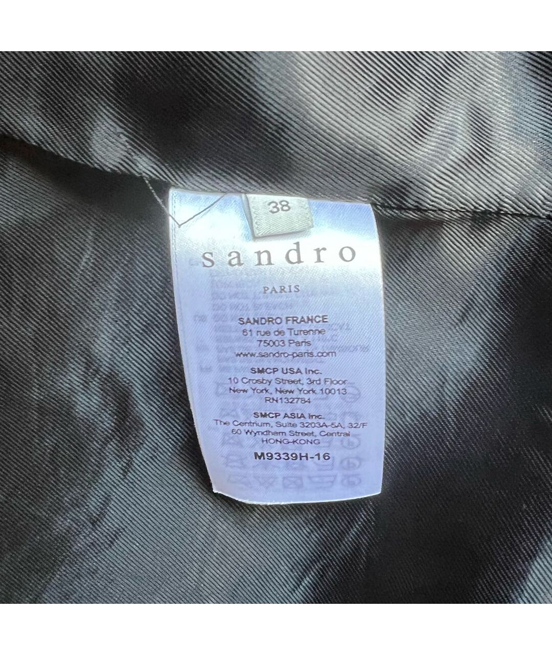 SANDRO Мульти шерстяное пальто, фото 5