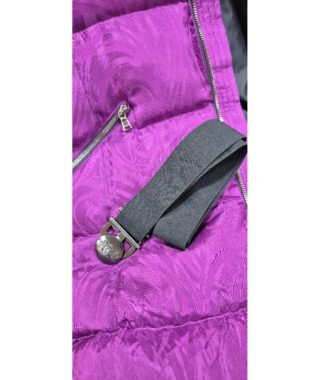 EMILIO PUCCI Фиолетовый вискозный пуховик, фото 7