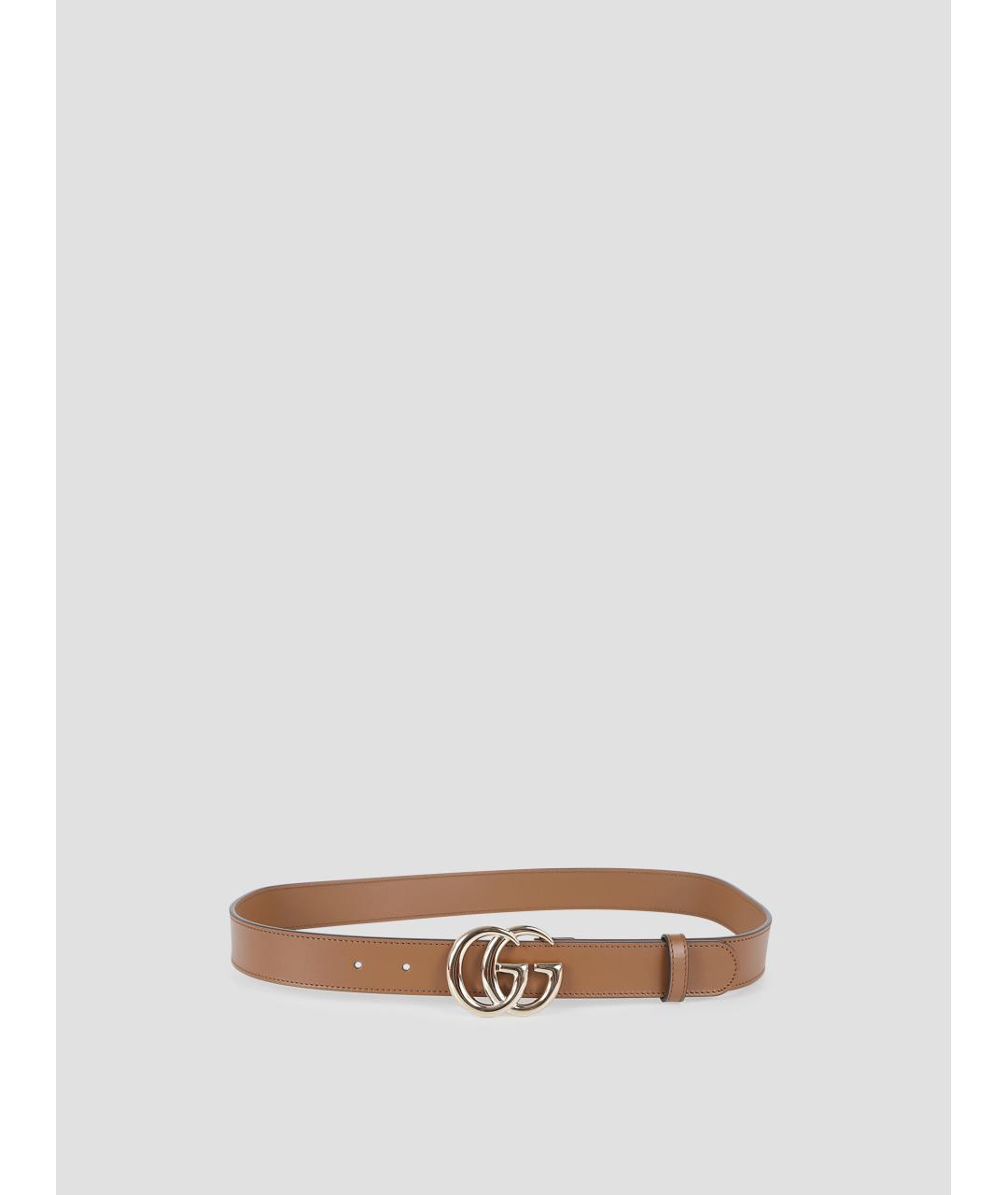 GUCCI Коричневый кожаный ремень, фото 2