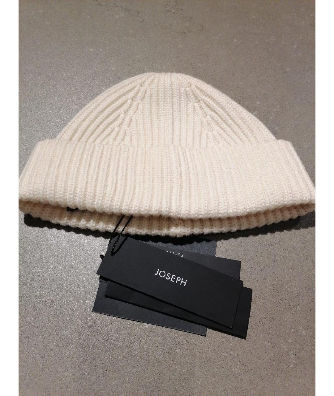 JOSEPH Белая шерстяная шапка, фото 4